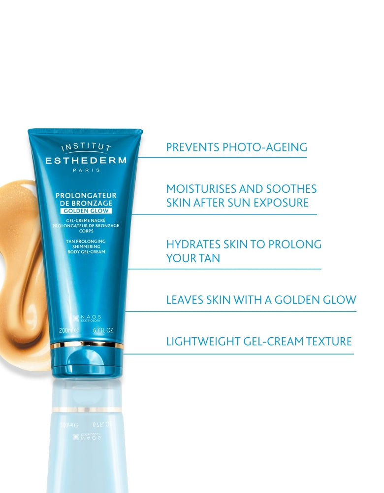 Institut Esthederm Tan Prolonging after sun Shimmering Body Gel Cream 200ml