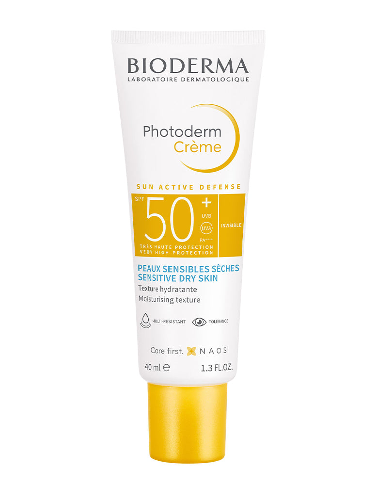Bioderma Photoderm Crème SPF 50+ Face Cream sunscreen moisturiser light texture for dry sensitive skin 40ml