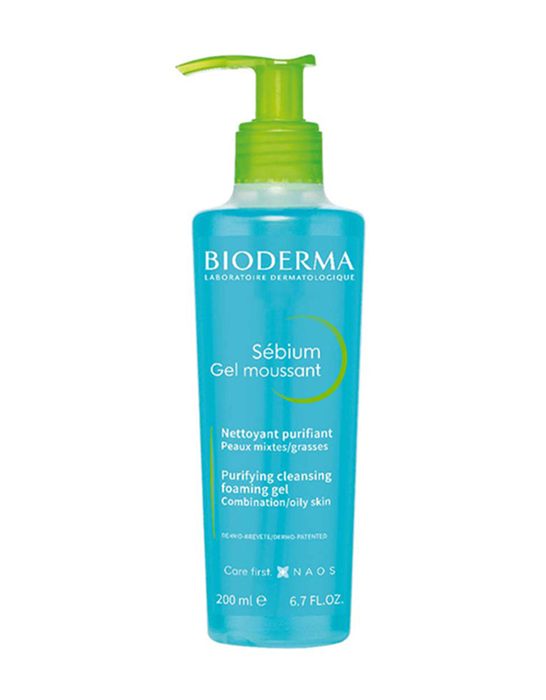 Bioderma Sebium Foaming Gel Oily to Acne-Prone Skin 200ml