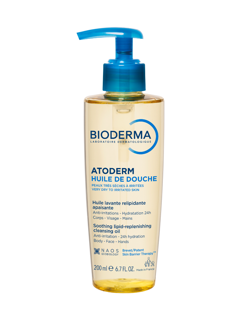 Bioderma Atoderm Shower Oil, Body Wash for very dry skin prone to Eczema 200ml