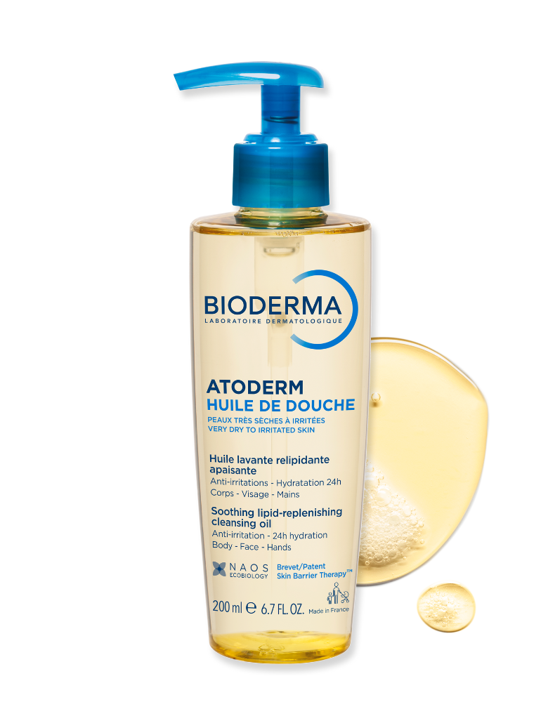 Bioderma Atoderm Shower Oil, Body Wash for very dry skin prone to Eczema 200ml