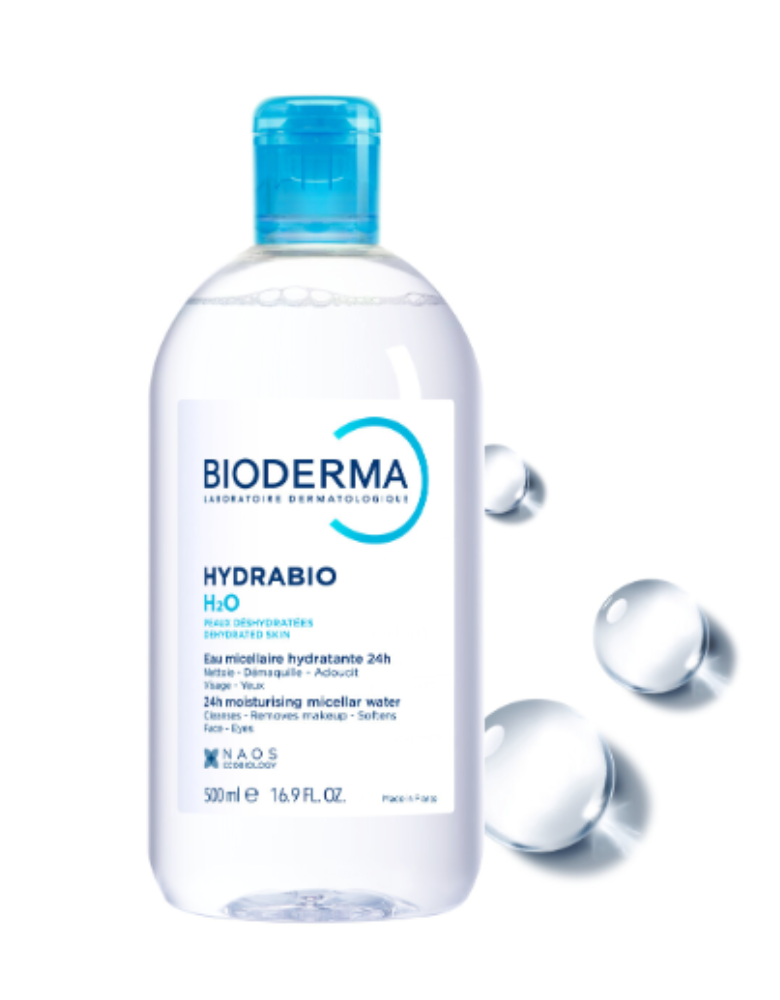 Bioderma Hydrabio H2O Micellar Water Cleanser for dry skin 500ML