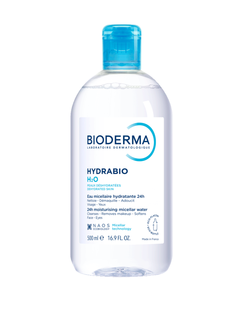 Bioderma Hydrabio H2O Micellar Water Cleanser for dry skin 500ML