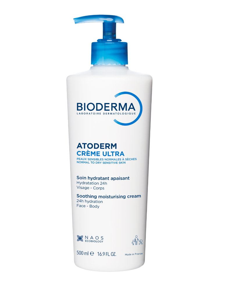 Bioderma Atoderm Cream Ultra Moisturiser for Dry Skin 500Ml