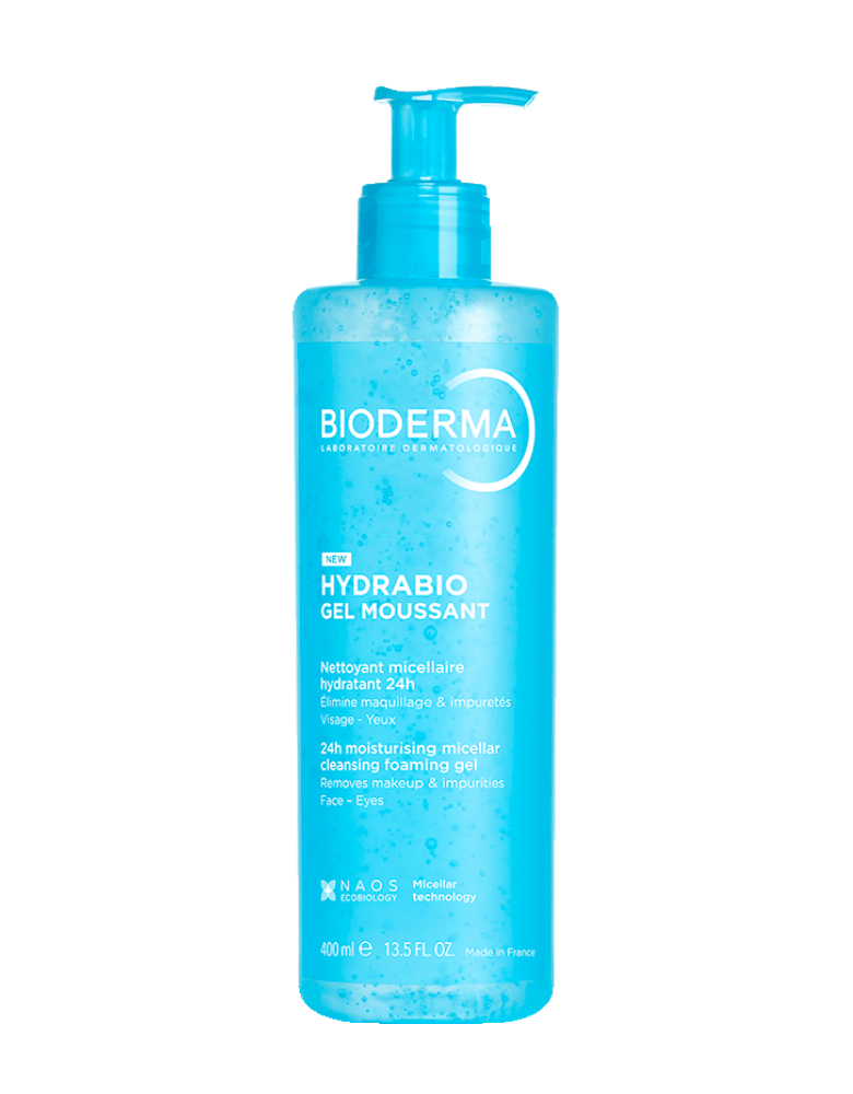 Bioderma Hydrabio Foaming Gel for Dehydrated, Sensitive Skin 400ml