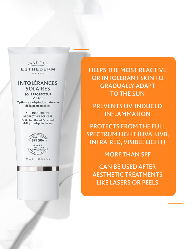 Institut Esthederm Sun Intolerance SPF50+ Protective Face Cream for Sun Allergy Skin 50ml