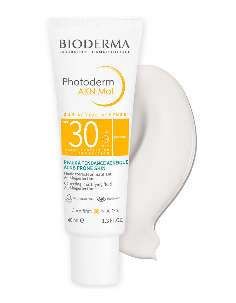 Bioderma Photoderm AKN Mat SPF 30 mattifying anti-blemish sunscreen for combination acne-prone skin 40ml